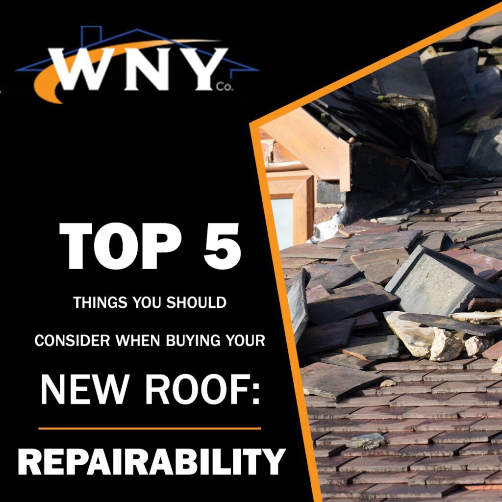 New Roof: Repairability