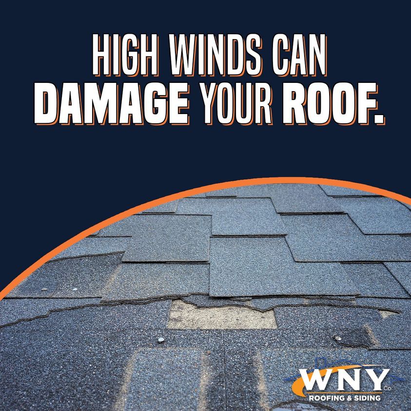 High winds can damage your roof