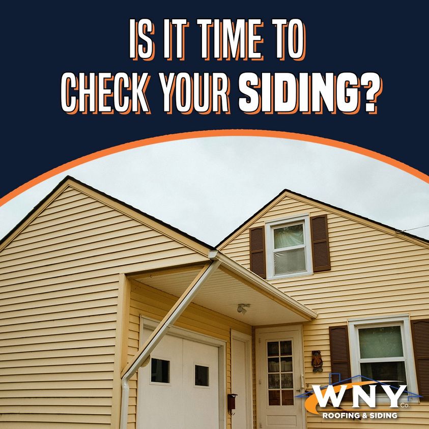 Is it time to check your siding?