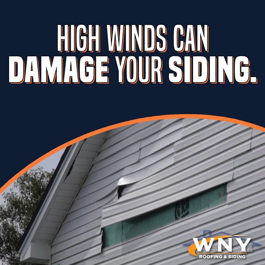 High winds can damage your siding